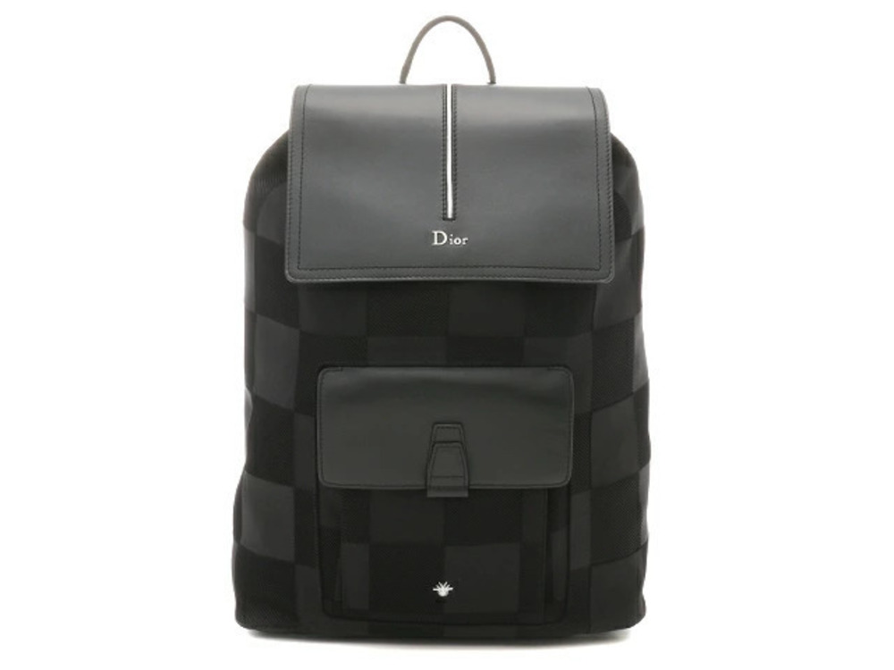 Christian Dior Homme Bag Backpack Calfskin Black